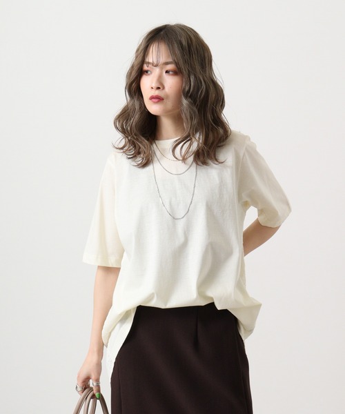 tシャツ Eglantine バックジャガードカットソー レディース EGLANTINE tシャツ Eglantine バックジャガードカットソー