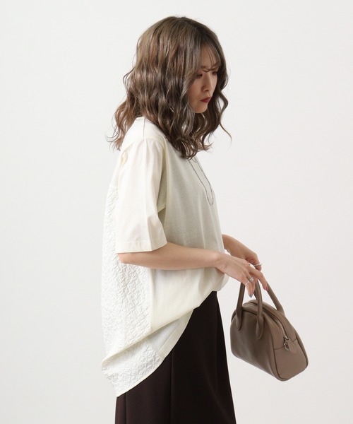 tシャツ Eglantine バックジャガードカットソー レディース EGLANTINE tシャツ Eglantine バックジャガードカットソー