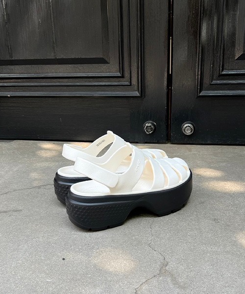 ◆crocs◆Stomp Lopper 厚底サンダル 22~25cm crocs サンダル Stomp Loafer / クロックス ストンプ ローファー