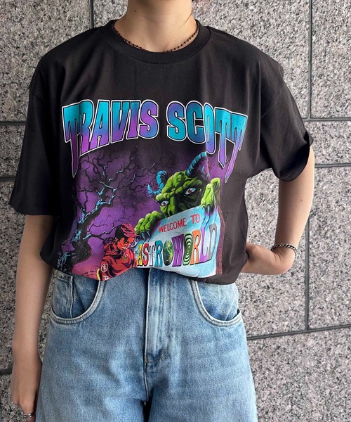 tシャツ ONE DAY Select / TRAVIS SCOTT  Print Tee / TOD244 レディース メンズ