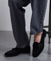 y*b様 UNITED ARROWS MENS ドレスシューズ スエード ストレ UNITED ARROWS スリッポン スエード シングル モンクストラップ