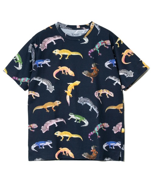 go slow caravan tシャツ USA/C 総柄図鑑 TEE メンズ レディース