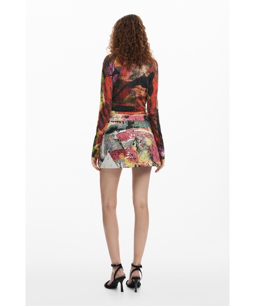 【新品タグ付き】Desigual POSTERLACROIX スカートショート Desigual スカート POSTERLACROIX スカートショート : ZOZOTOWN