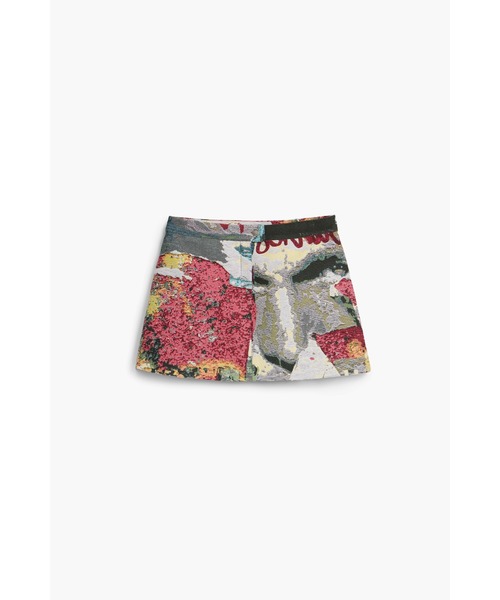 【新品タグ付き】Desigual POSTERLACROIX スカートショート Desigual スカート POSTERLACROIX スカートショート : ZOZOTOWN