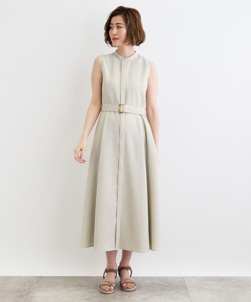 リネンワンピース　未使用26400円　nicholson＆nicholson nicholson&nicholson（ニコルソンアンドニコルソン）の