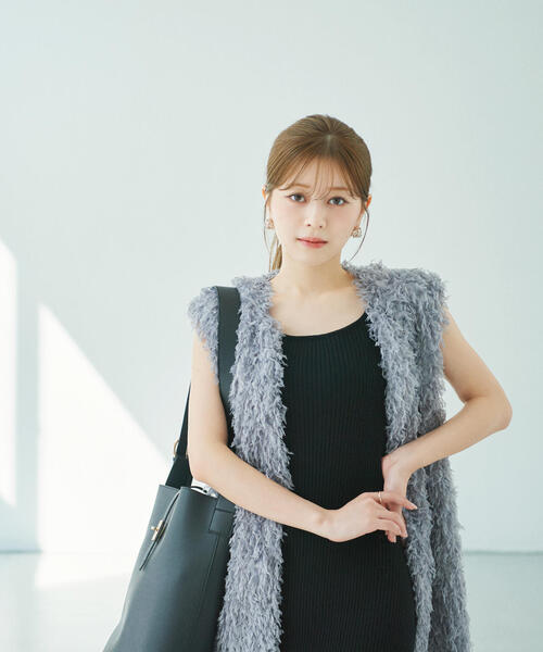 PROPORTION BODY DRESSING ワンピース フェザーヤーンジレセット