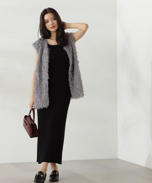 PROPORTION BODY DRESSING ワンピース フェザーヤーンジレセット