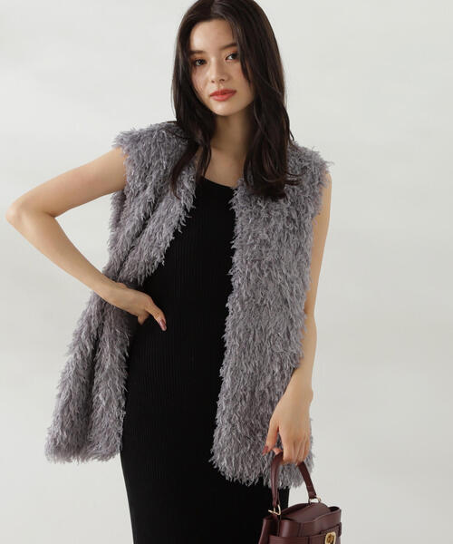 フェザーラインニットワンピース PROPORTION BODY DRESSING ワンピース フェザーヤーンジレセット