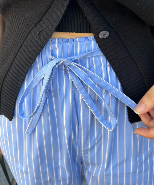ストライプパジャパンツ セール】ストライプパジャマパンツ（その他パンツ）｜mystic