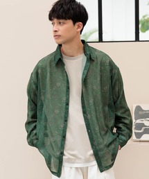 シャツ メッシュペイズリープリントシャツ / 140883 メンズ｜ZOZOTOWN Yahoo!店