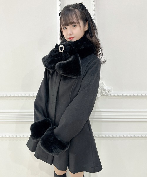 【3L】　フランシュリッペ でっかいリボンコート to517-26380-03b.jpg