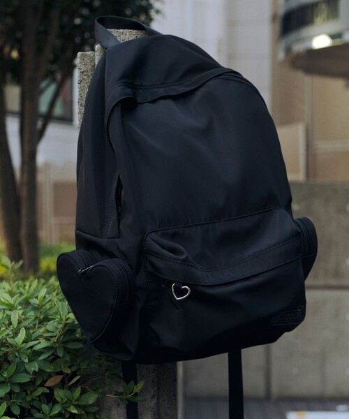 【美品】OUTDOOR PRODUCTS × Firsthand ブラック BASICKS デイバック リュック × OUTDOOR PRODUCTS Firsthand