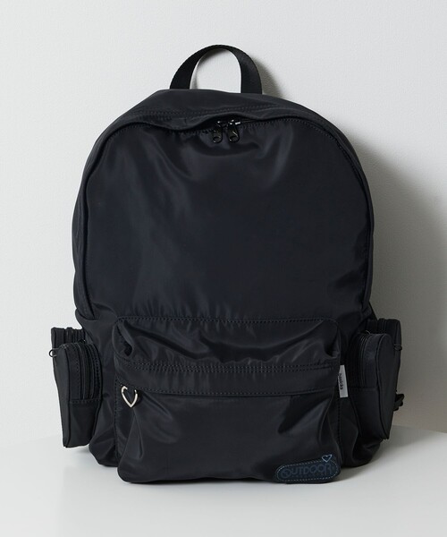 【美品】OUTDOOR PRODUCTS × Firsthand ブラック BASICKS デイバック リュック × OUTDOOR PRODUCTS Firsthand