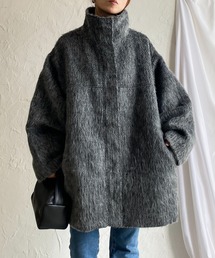 She's Closet ステンカラーコート コート スタンドネックミドル丈