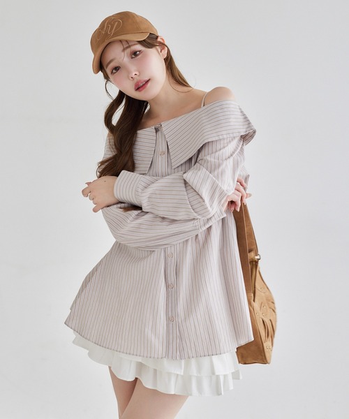 ブラウス シャツ マルチWAYロングシャツ レディース ブラウス シャツ マルチWAYロングシャツ レディース : ZOZOTOWN