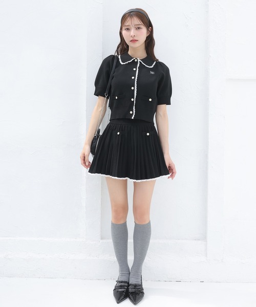 one after another NICE CLAUP パンプス リボン付きポインテッド