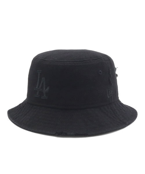 NEW ERA 帽子 ハット ニューエラ バケットハット MLB ダメージ