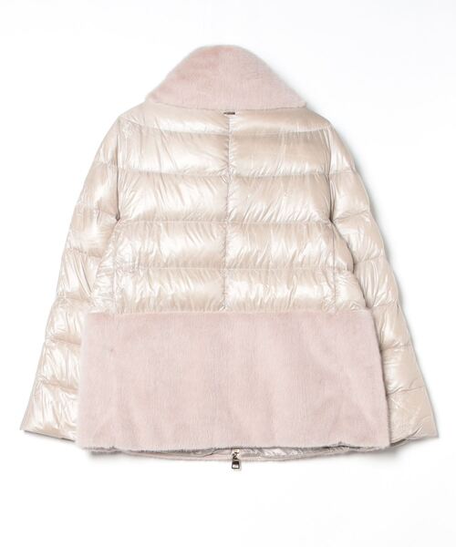 HERNO（ヘルノ） ダウンジャケット 44 ベージュ レディース : ZOZOTOWN