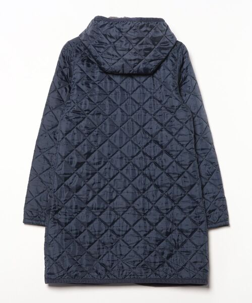 【美品】ラベンハム レリューム別注 キルティングコート 切替え 裏地ボア 36 美品】ラベンハム 別注 キルティングコート レオパード 裏地ボア 36