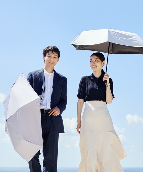 Waterfront（ウォーターフロント） 日傘 長傘 日傘 完全遮光 uvカット