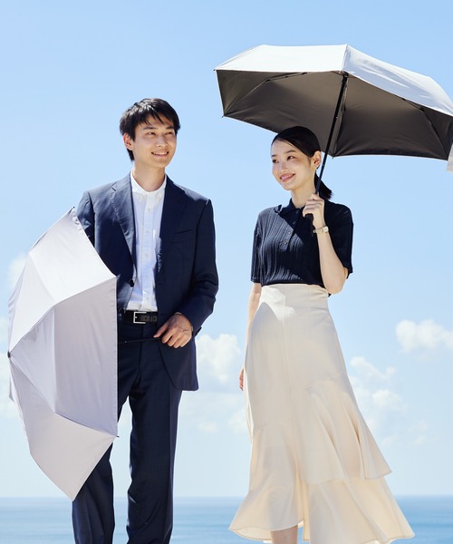 Waterfront（ウォーターフロント） 日傘 長傘 日傘 完全遮光 uvカット