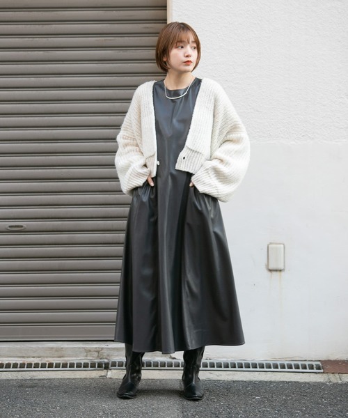 「KBF」 ニットボレロ ONE ブルー系その他 レディース_画像4