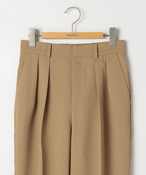 りょくページ NOLLEY'S パンツ ウォッシャブル防しわスパンツイルツータック
