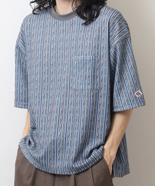 JEMORGAN（ジェーイーモーガン） tシャツ 総柄ワッフル 半袖ポケT