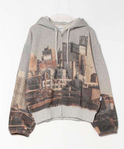 WISH FOR EVER パーカー CLASSIC DESIGN DOUBLE ZIP PARKER