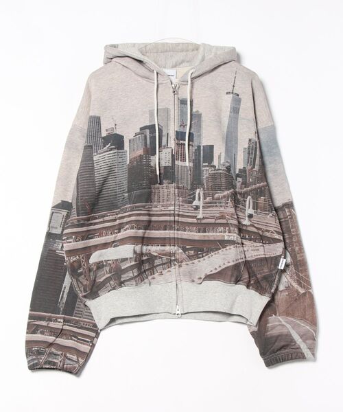 WISH FOR EVER パーカー CLASSIC DESIGN DOUBLE ZIP PARKER