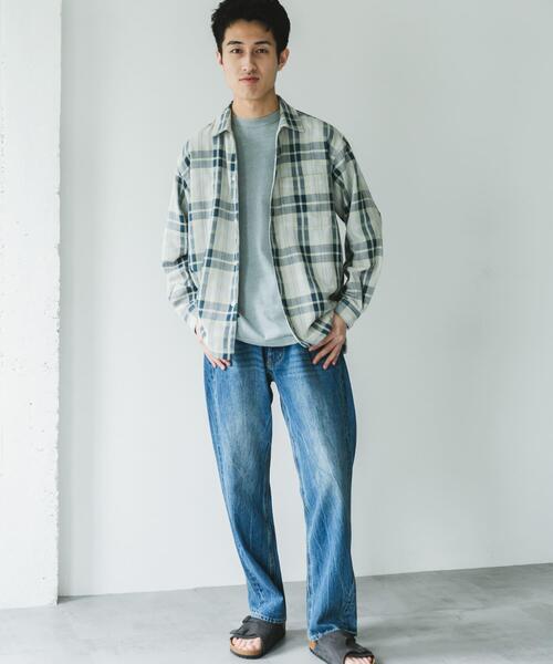 URBAN RESEARCH DOORS（アーバンリサーチドアーズ） シャツ カラミ織