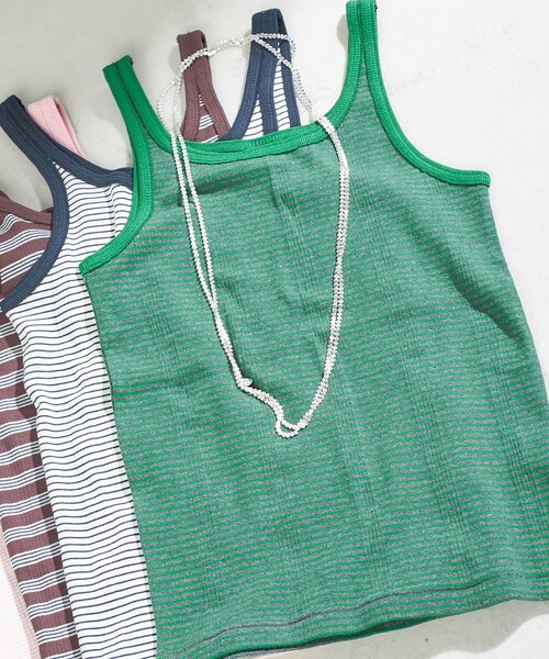 タンクトップ ノースリーブ Miller flip tank-top レディース メンズ Robert P. Miller タンクトップ ノースリーブ flip tank-top