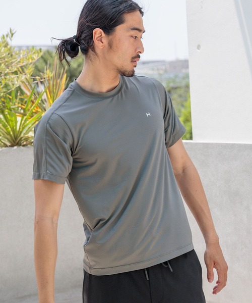 tシャツ 「HEREIAM MEN」吸水速乾/ミラーロゴハーフスリーブ メンズ | HEREIAM | 02