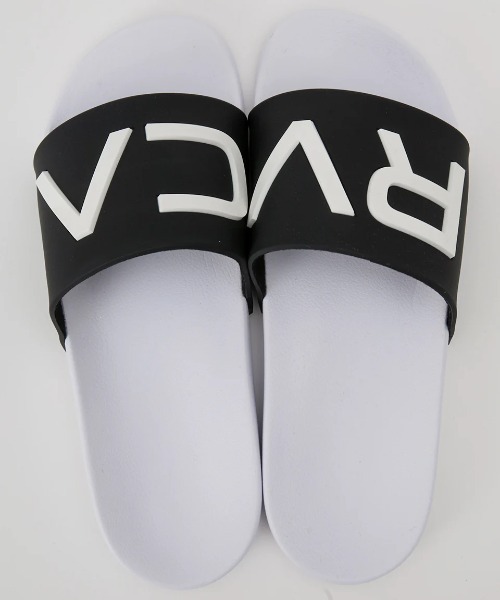 【RVCA】 スライド サンダル★国内発送！！ RVCA】オリーブ スライド サンダル☆男女ペアにも◎ (RVCA