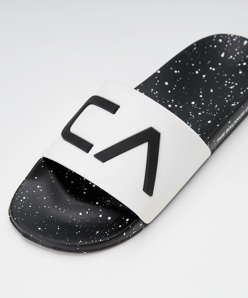 【RVCA】 スライド サンダル★国内発送！！ RVCA サンダル SHOWER SLIDE メンズ レディース : ZOZOTOWN
