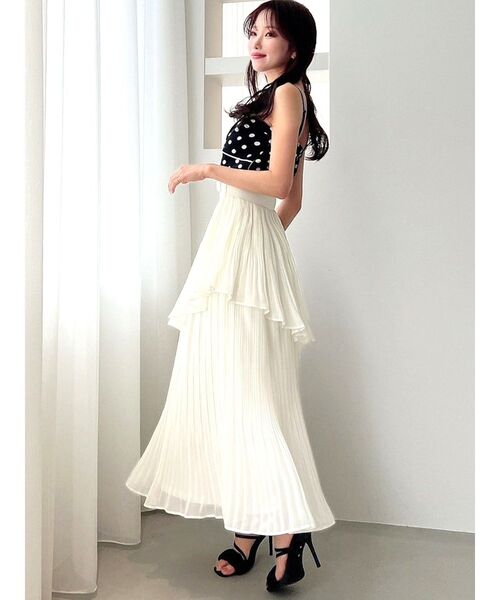 RESEXXY（リゼクシー） ワンピース シフォンプリーツキャミワンピース