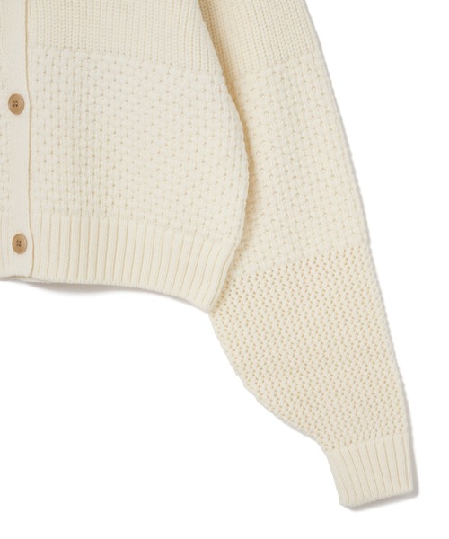 「SEAGREEN」 ニットカーディガン F グリーン レディース_画像8