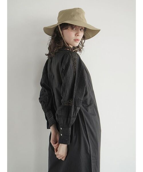 FIKA.（フィーカ） ワンピース Pintuck lace cotton onepiece