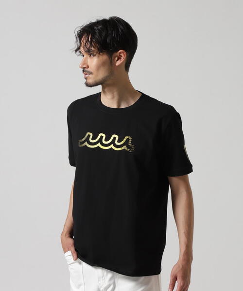 muta MARINE tシャツ MARINE/ムータ マリン/HALFTONE WAVE T