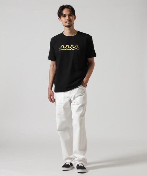 muta MARINE tシャツ MARINE/ムータ マリン/HALFTONE WAVE T