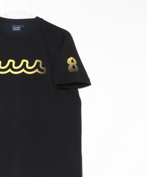 【muta MARINE】ロゴ ハーフトーン ウェーブ Tシャツ すぐ届く HALFTONE WAVE Tシャツ [全3色] – muta Online Store
