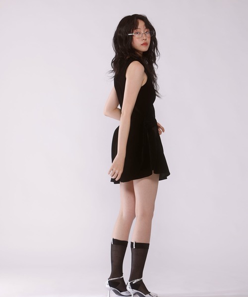 JUDIN（ジュディン） ドレス Velvet mini dress「JD」 : ZOZOTOWN