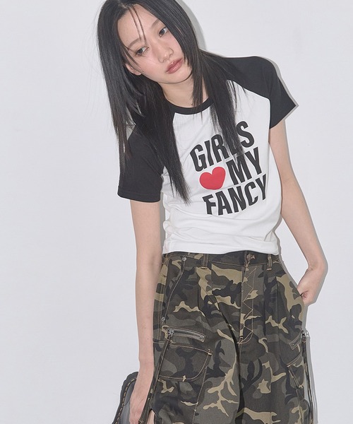 tシャツ FANCY CLUB/ファンシークラブ GIRLS MY FANCY TEE Tシャツ レディース FANCY CLUB tシャツ CLUB/ファンシークラブ GIRLS MY TEE T