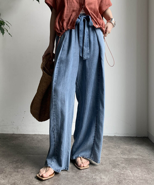 レゴリスさま専用✴︎【新品】Dou Dou リヨセルデニム(今季) レゴリスさま専用✴︎【新品】Dou Dou リヨセルデニム(今季