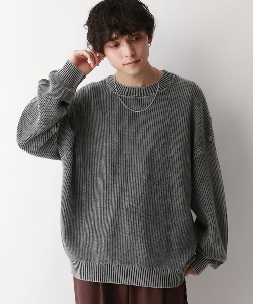 「RAGEBLUE」 長袖ニット LARGE ブルー メンズ