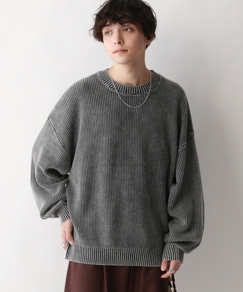 「RAGEBLUE」 長袖ニット LARGE ブルー メンズ