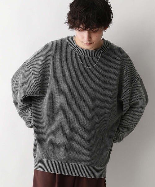 「RAGEBLUE」 長袖ニット LARGE ブルー メンズ