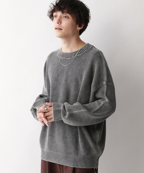 「RAGEBLUE」 長袖ニット LARGE ブルー メンズ