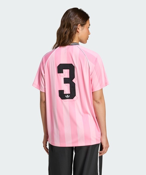 新品 アディダス セットアップ ピンク×ネイビー 半袖シャツ