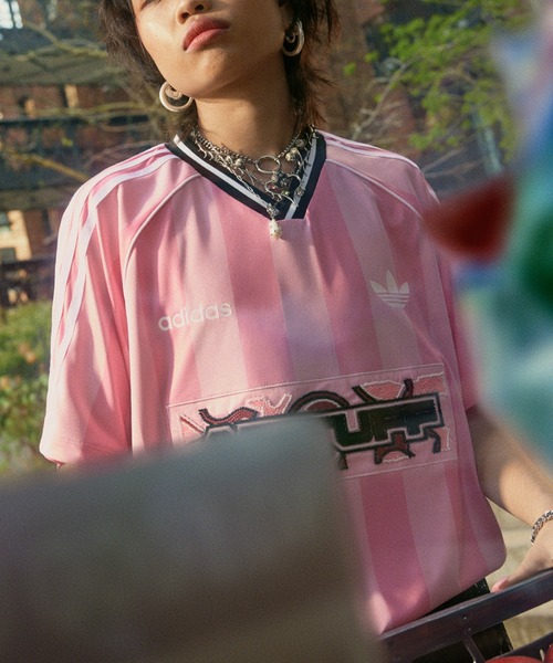 adidas ピンク ジャージ XOTサイズ　メンズ　レディース adidas - adidas ピンクジャージの通販 by MARIN's SHOP